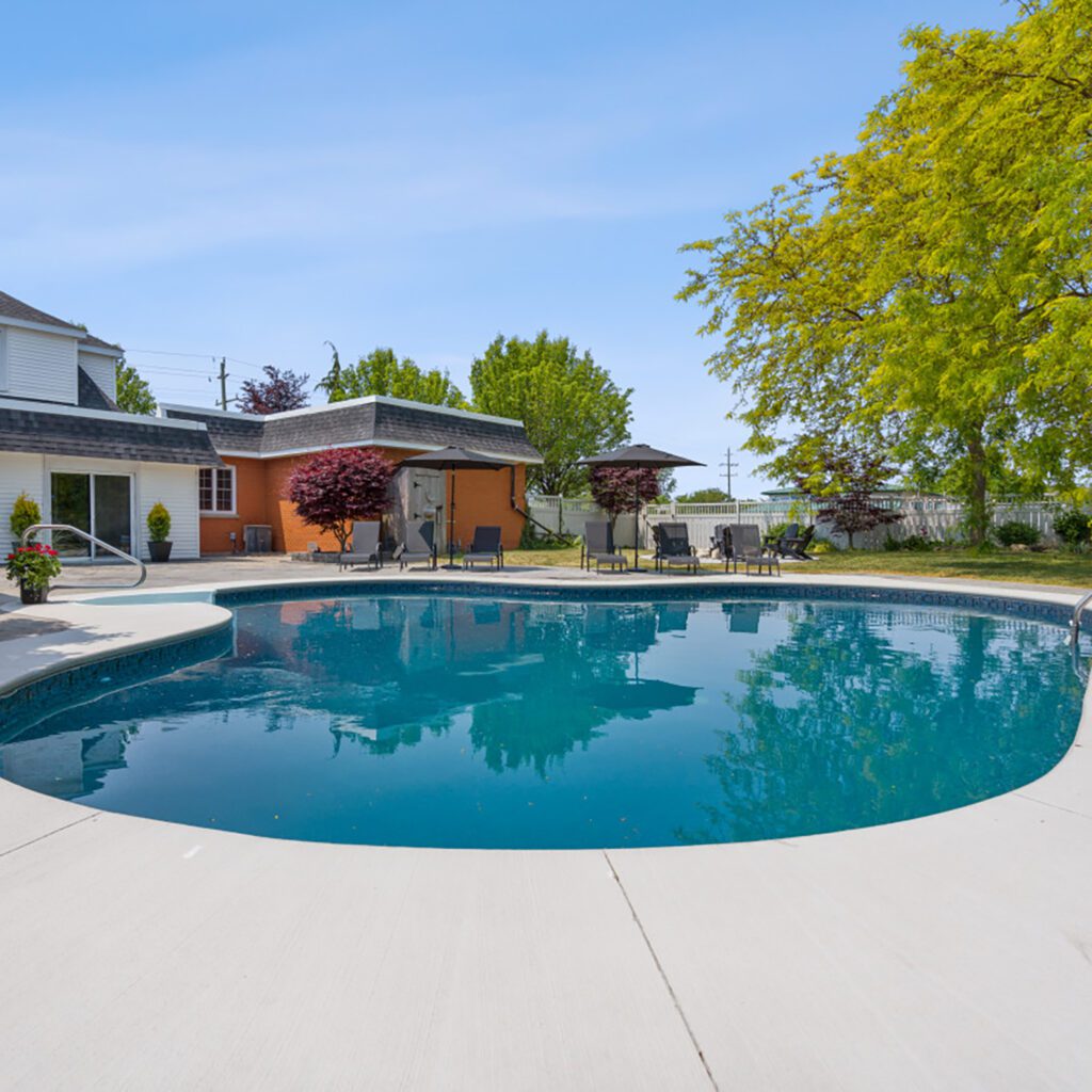 Vacation home with pool in Kingsville, Ontario managed by Dream BNB Hospitality.