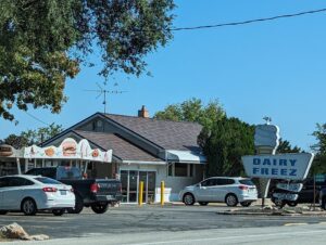 Dairy Freez Ice Cream and Fast Food in operation since 1954.